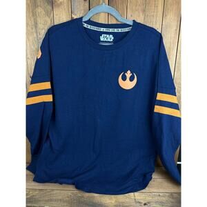 Disney Star Wars x Our Universe JEDI KNIGHTS Long Sleeve Jersey Shirt Mens Small